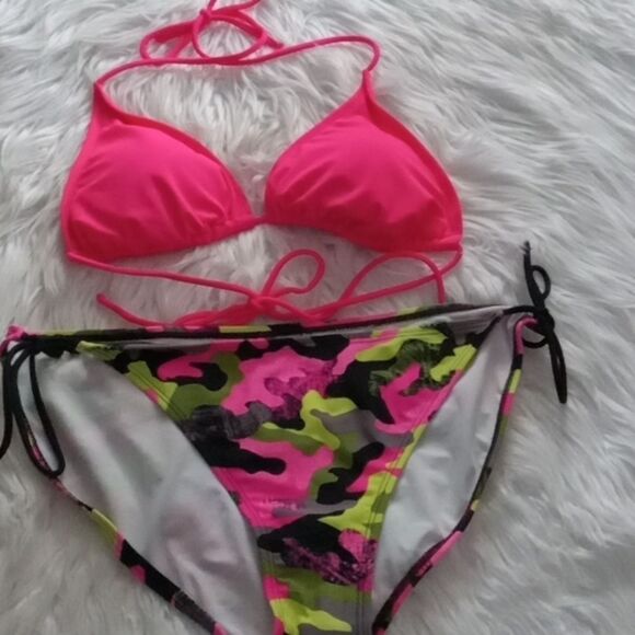 Op two piece bikini set swimsuit set - Picture 1 of 11